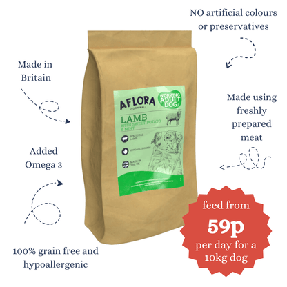 Aflora Lamb With Sweet Potato 15kg Grain Free Dog Food