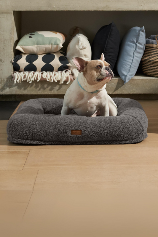 Pup & Kit - PupPillow® Fleece Dog Bed Grey